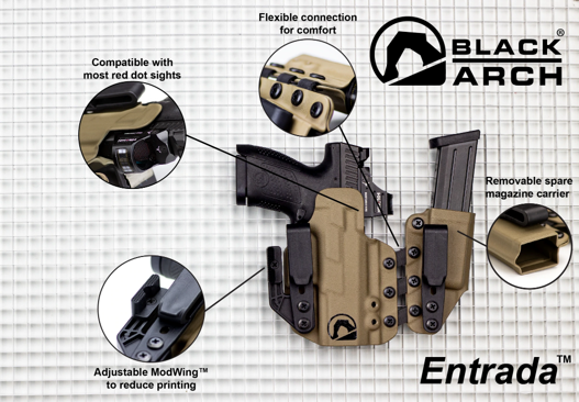 BLACK ARCH HOLSTER - Pistolenholster Entrada™ Flexible Appendix